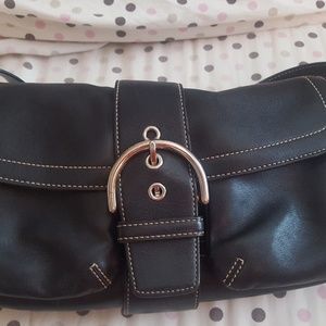 COACH Genuine Leather Shoulder Purse